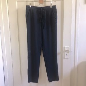 Vero moda navy woven slim jogger